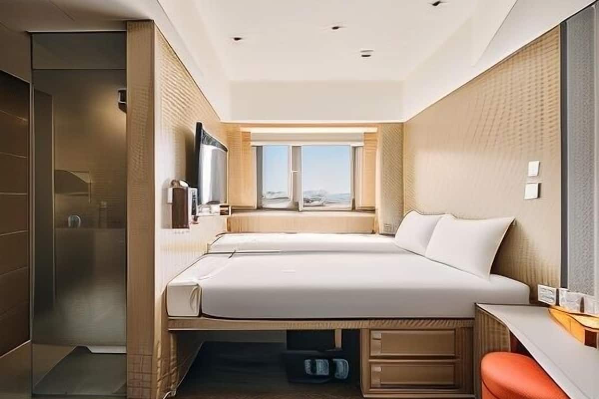 Una cassaforte in camera, insonorizzazione, Wi-Fi gratuito, lenzuola