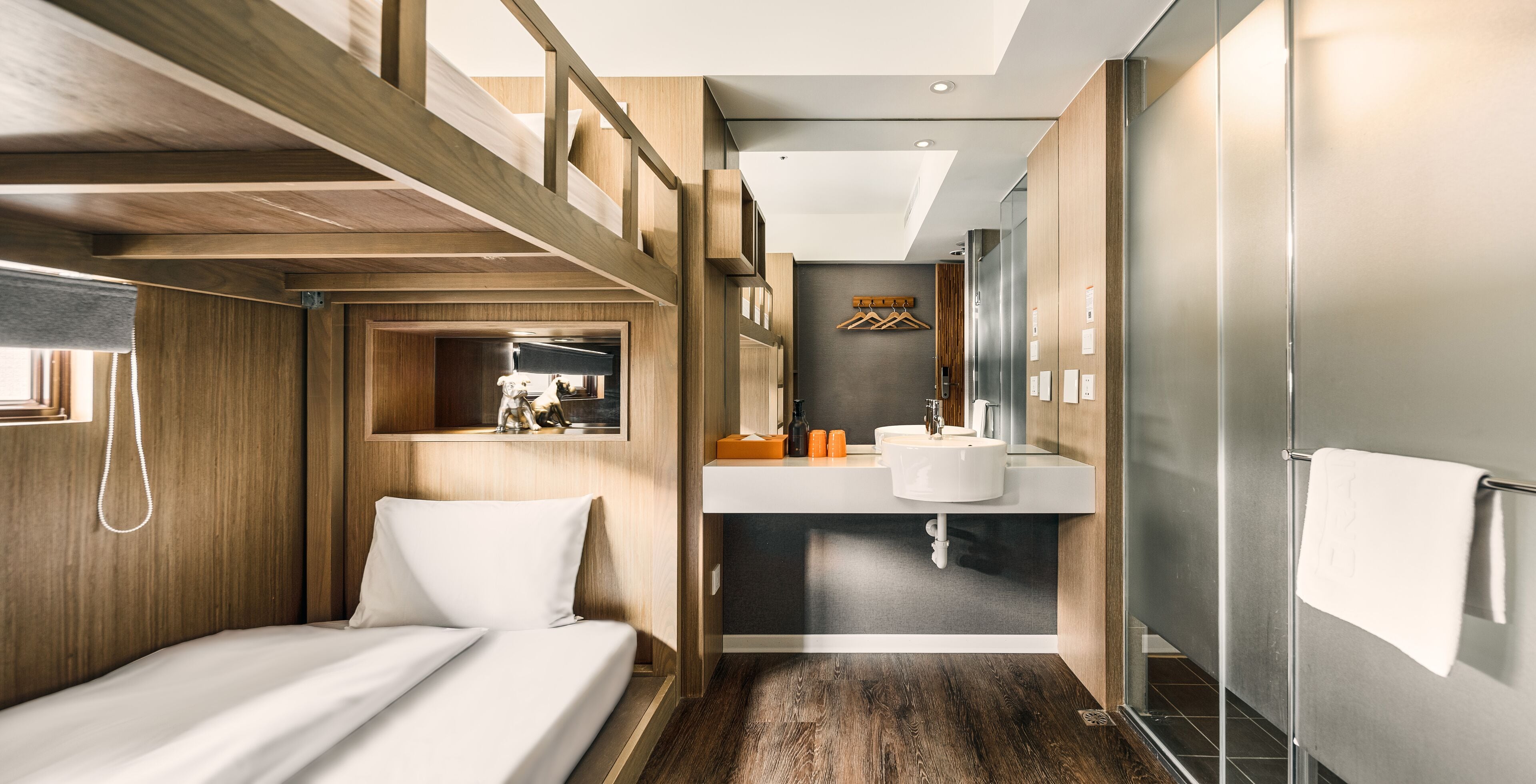 bunk bed room  | in-room safe, soundproofing, free wifi, bed sheets