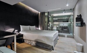 Standard Double Room, 1 Double Bed (No Windows) | 1 bedroom, down comforters, desk, laptop workspace - MY HOTEL (Taipei)