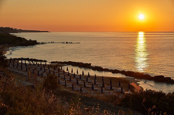 Utsikt mot havet/stranden