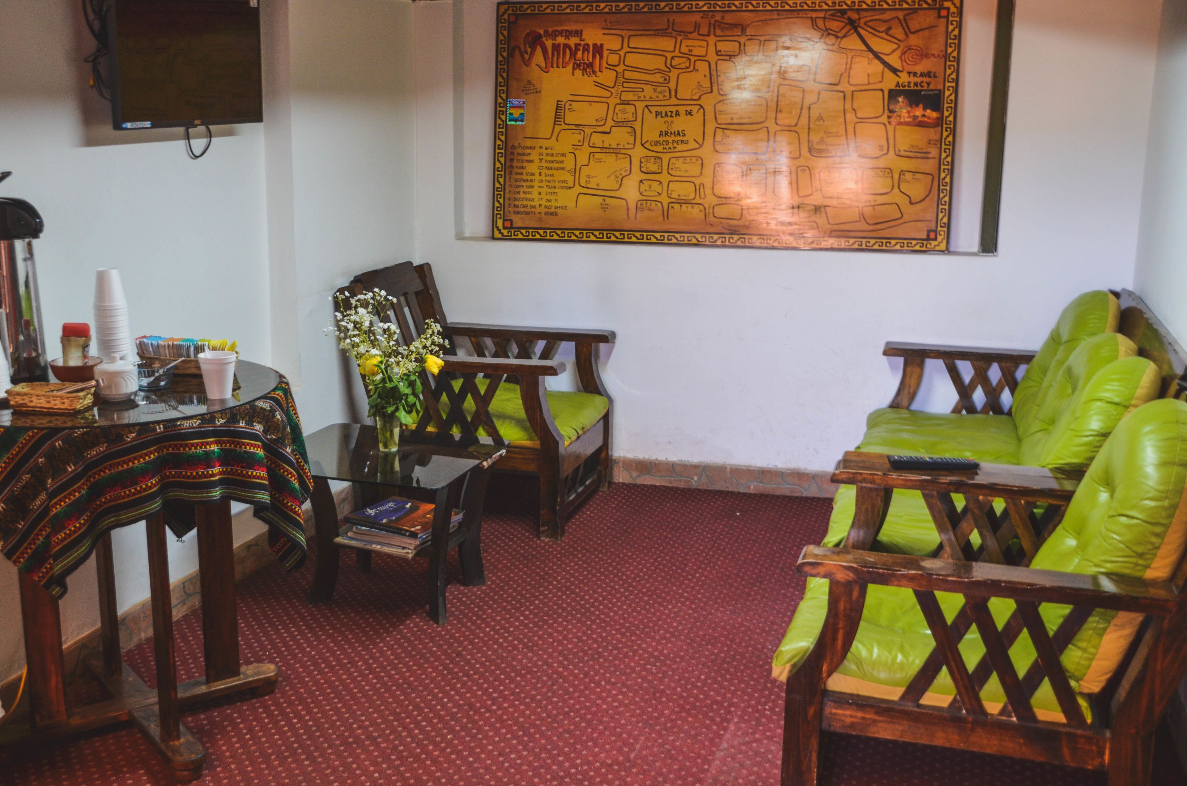 Lobby sitting area