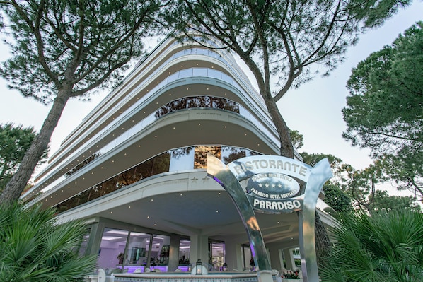 Majoituspaikan julkisivu