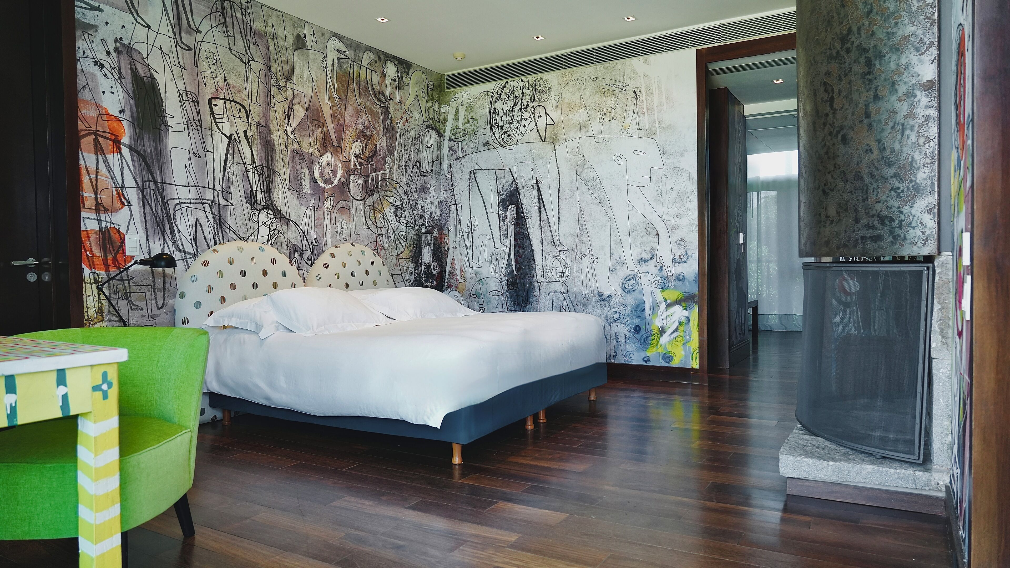 Double Room, Garden View | Premium bedding, down comforters, Select Comfort beds, minibar