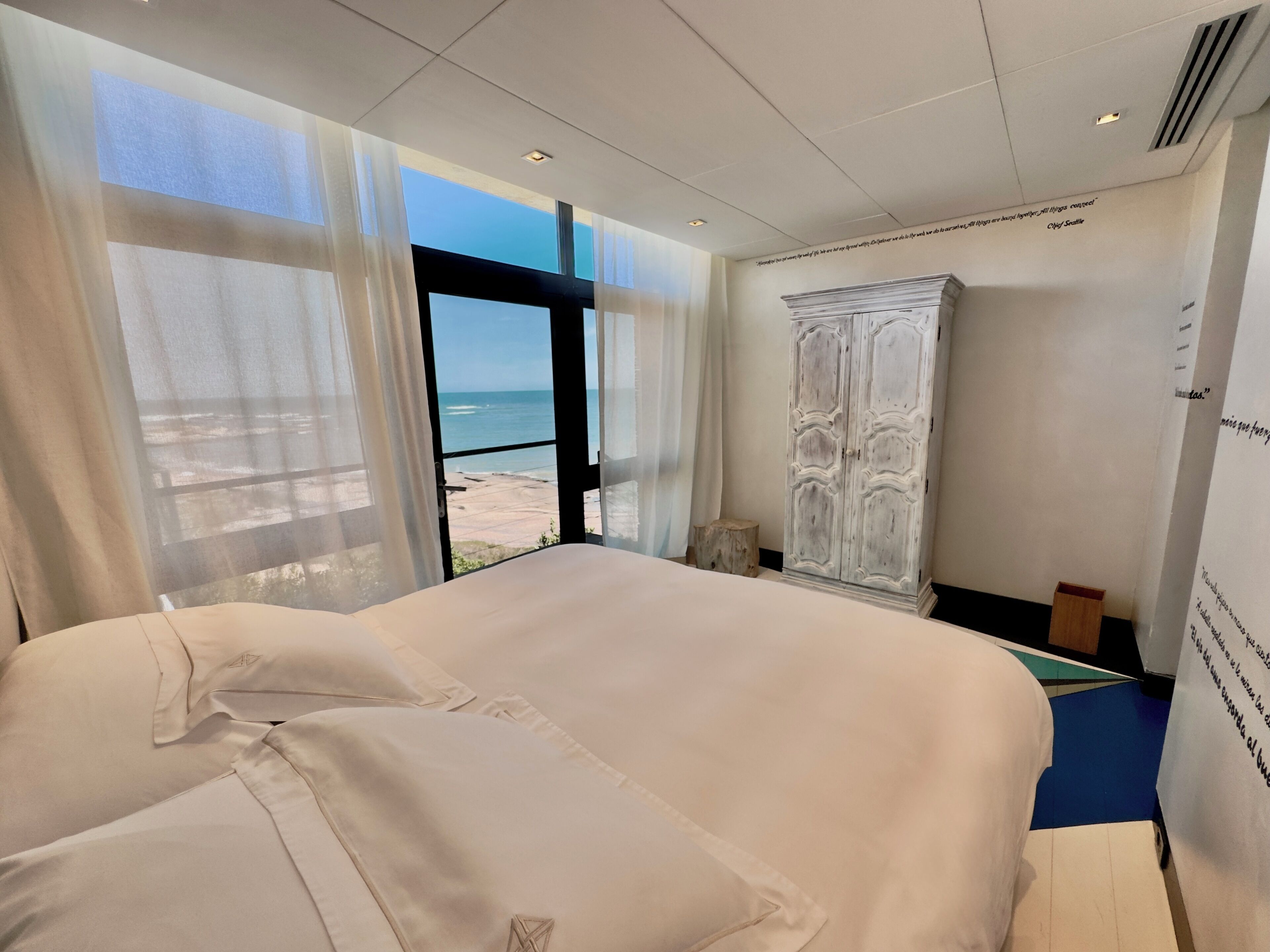 Premium bedding, down comforters, Select Comfort beds, minibar