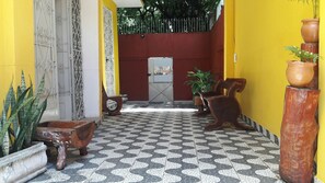 Interior entrance