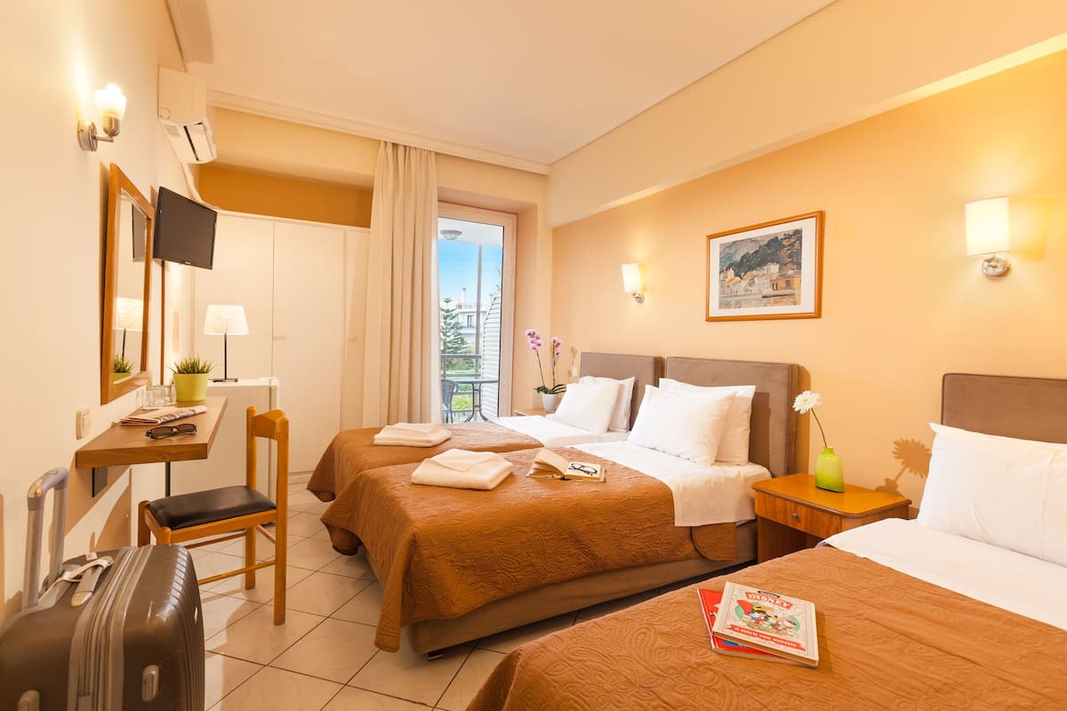 Triple Room | Desk, laptop workspace, iron/ironing board, free WiFi