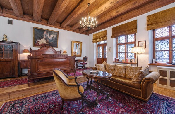 Superior Studio, Balcony | Ruang tamu | TV skrin rata 