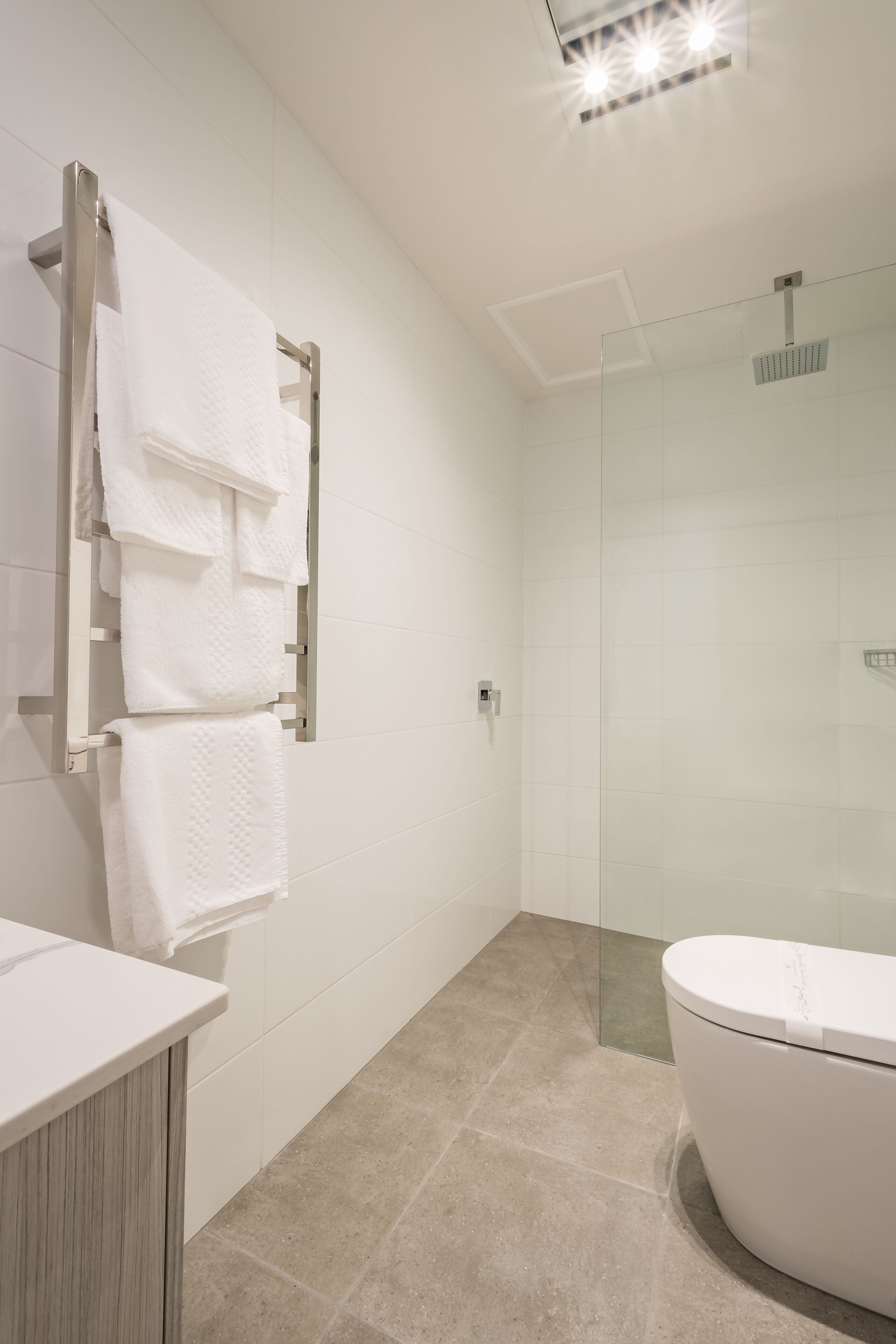 free toiletries, hair dryer, towels