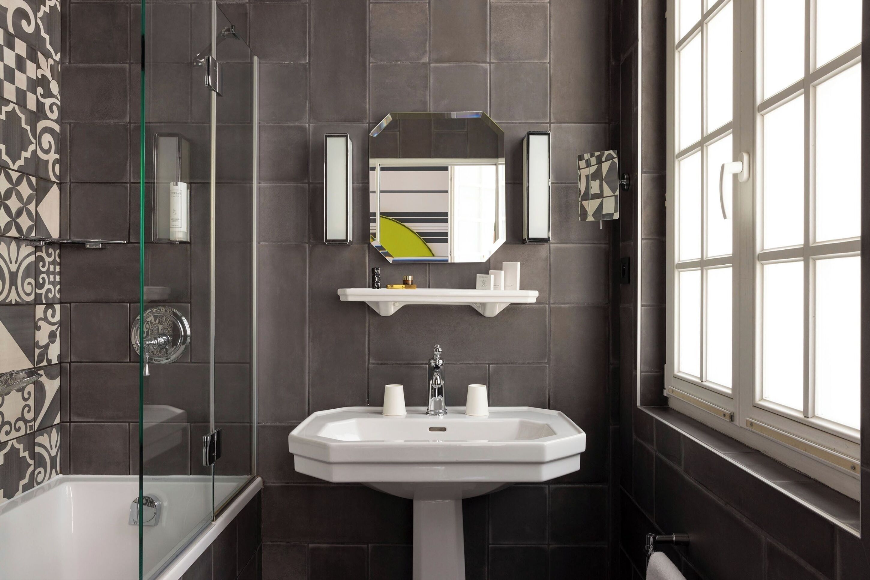 superior triple room | bathroom | eco-friendly toiletries, hair dryer, slippers, towels