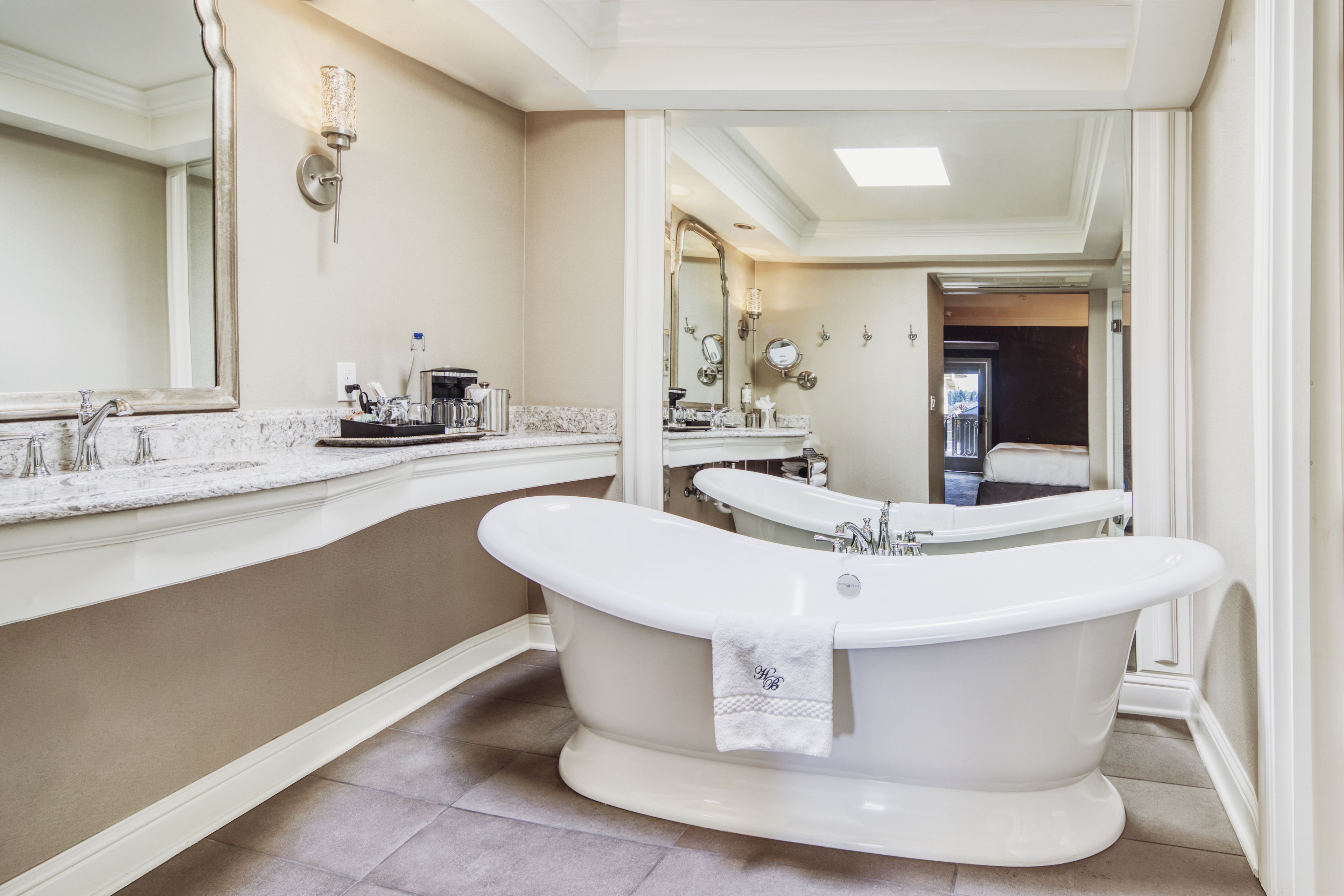 free toiletries, hair dryer, bathrobes, slippers