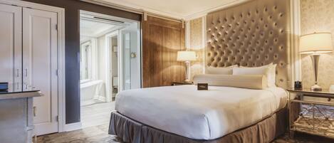 1 bedroom, premium bedding, down comforters, pillowtop beds