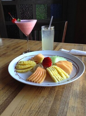 Breakfast, lunch, dinner served; Mexican cuisine  - Hotel Casa Tota (Todos Santos)