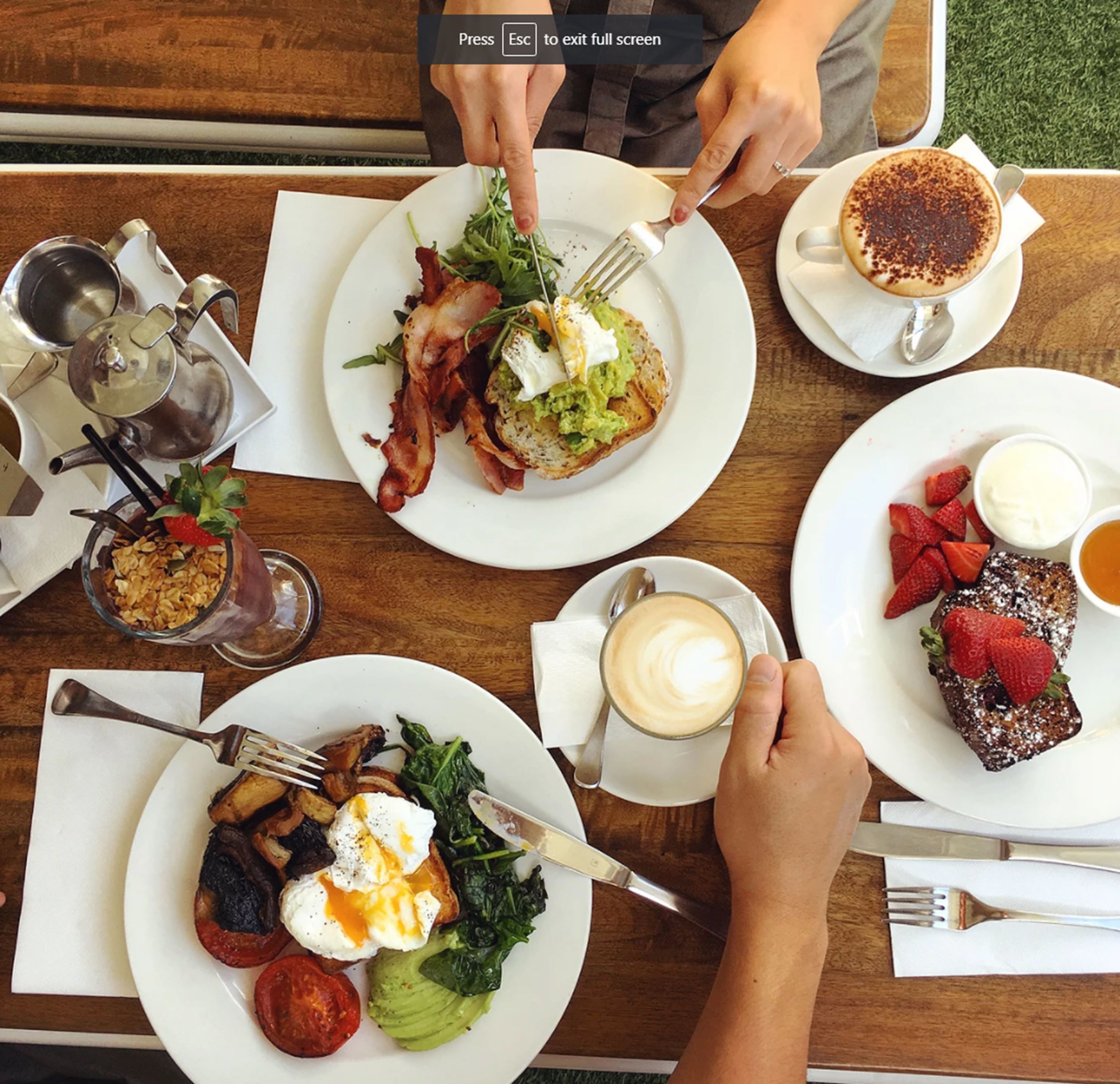 daily full breakfast for a fee