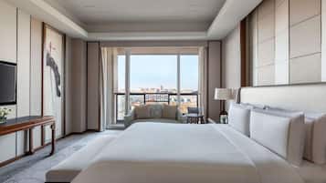 Premium bedding, minibar, in-room safe, desk