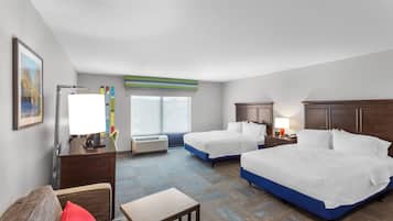 Room, 2 Queen Beds, Accessible, Non Smoking | In-room safe, iron/ironing board, free cribs/infant beds