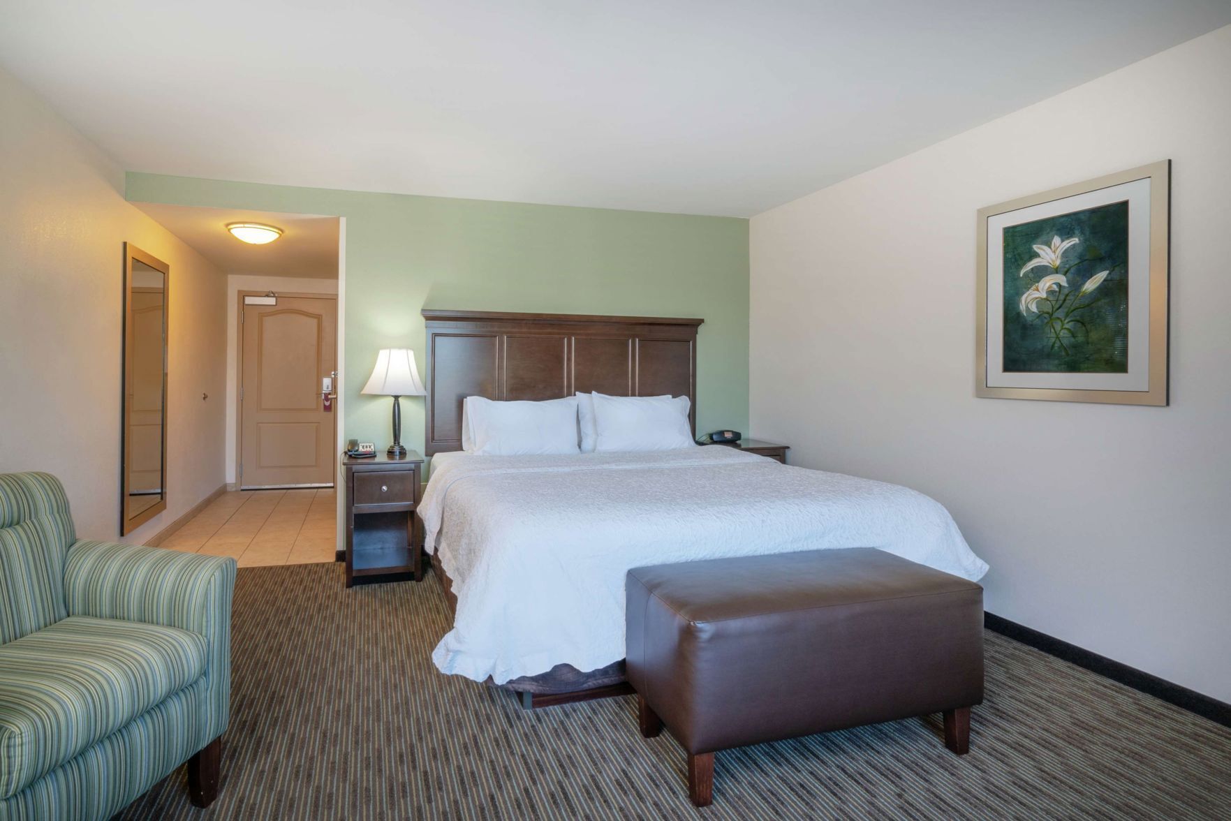 In-room safe, iron/ironing board, free cribs/infant beds