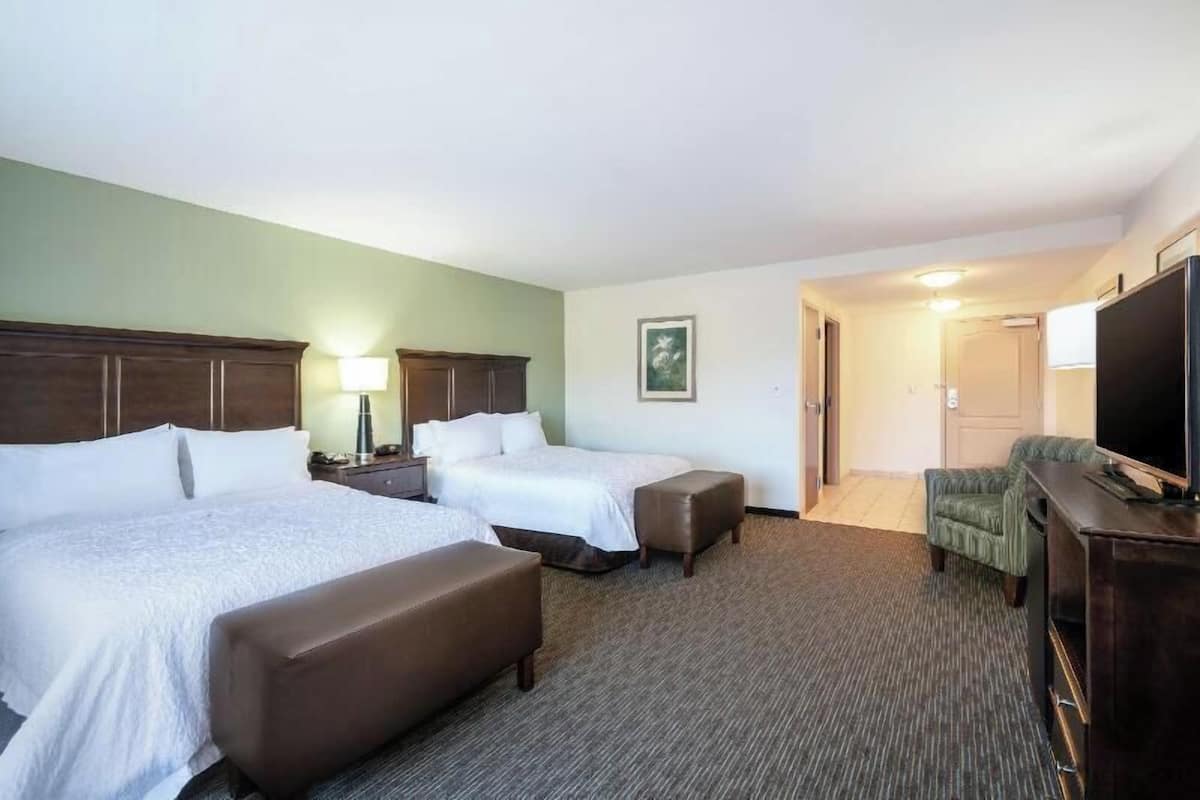 In-room safe, iron/ironing board, free cribs/infant beds