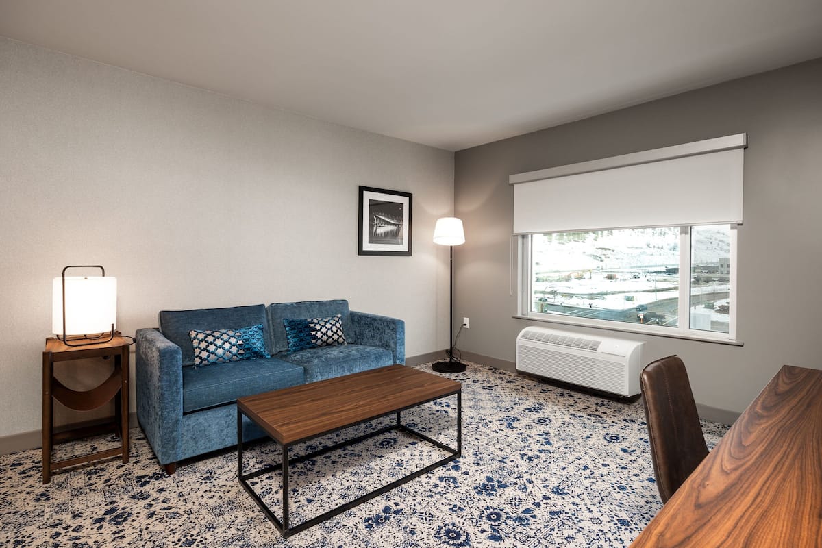 Suite Premium, 1 très grand lit et 1 canapé-lit | Coffres-forts dans les chambres, bureau