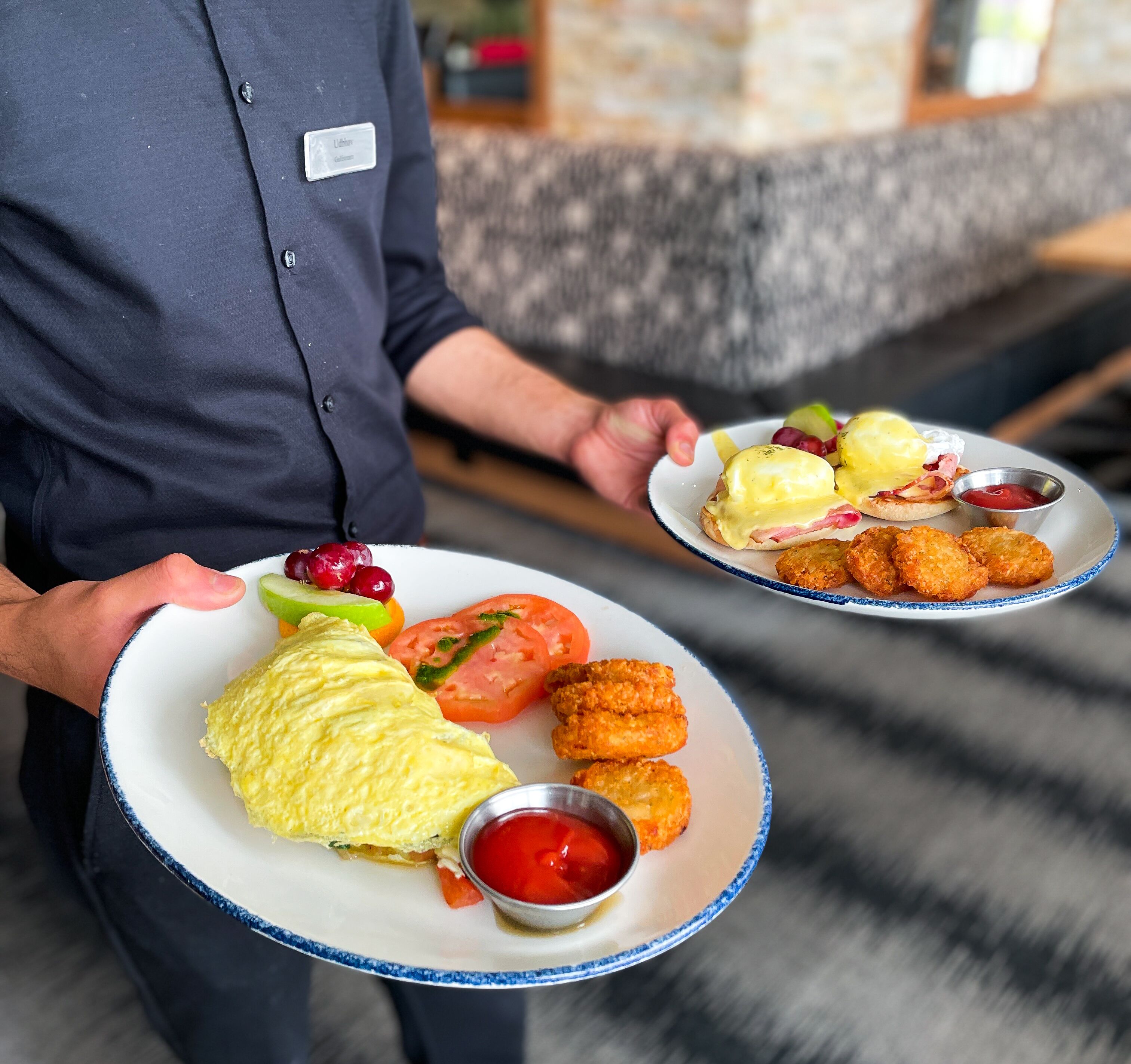 Petit déjeuner complet servi tous les jours en supplément