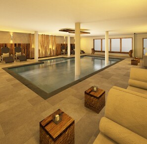 Indoor spa tub - Hotel Falken (Pfalzen)