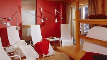 Sauna, baño de vapor, tratamientos corporales y masajes deportivos