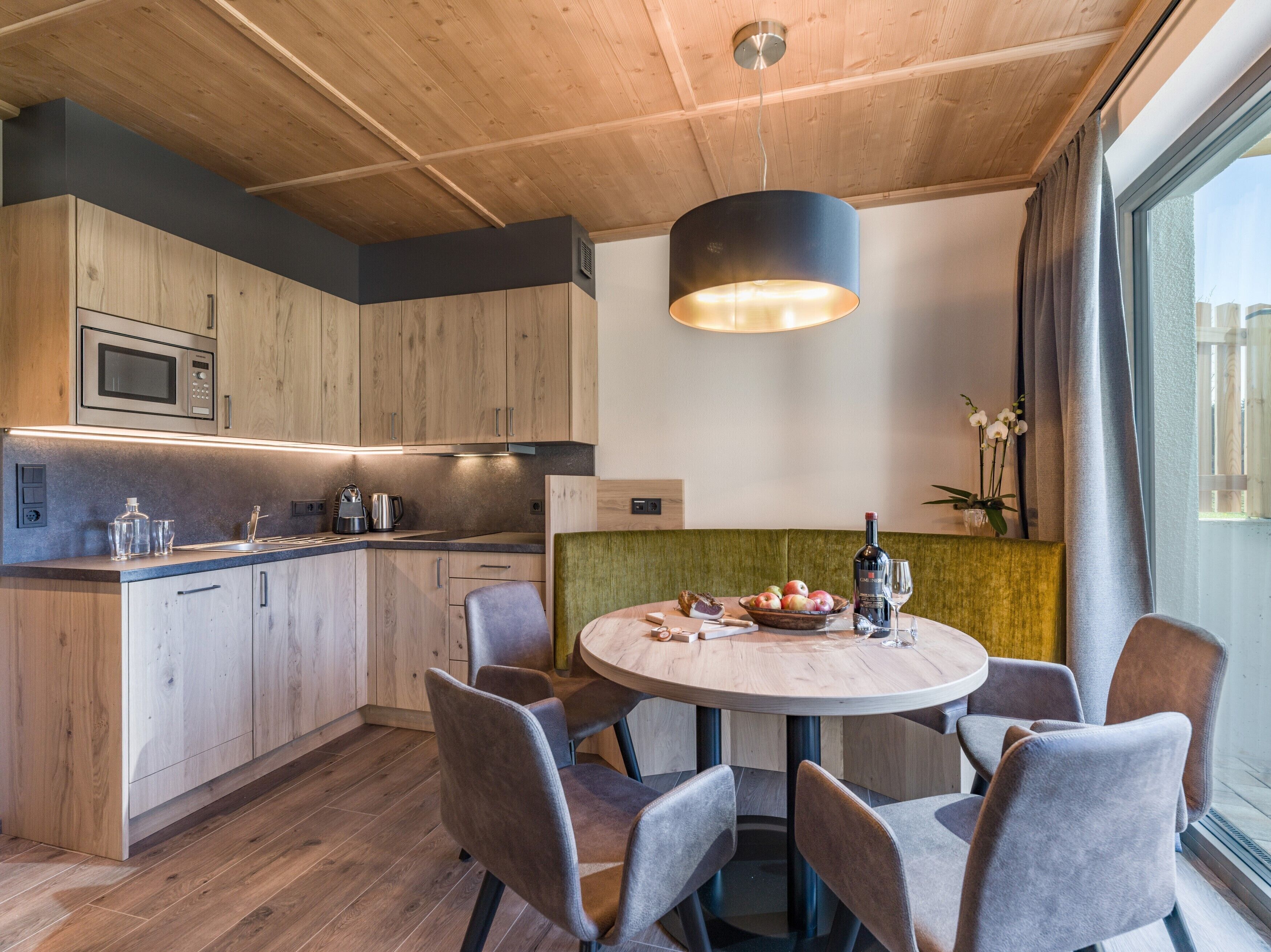 chalet, mountain view | private kitchen | stovetop, dishwasher, coffee/tea maker, cookware/dishes/utensils