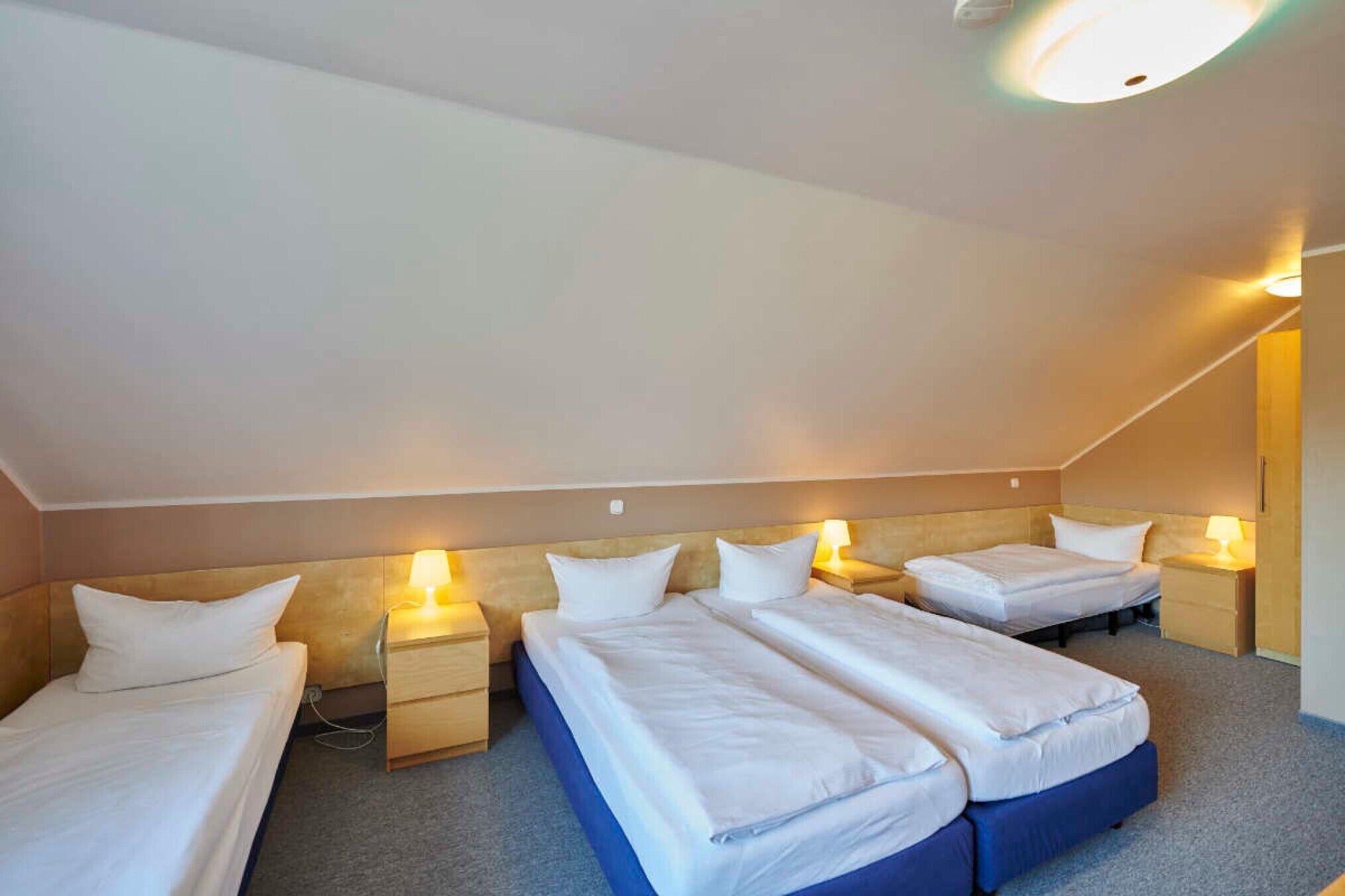 triple room | in-room safe, desk, iron/ironing board, cots/infant beds