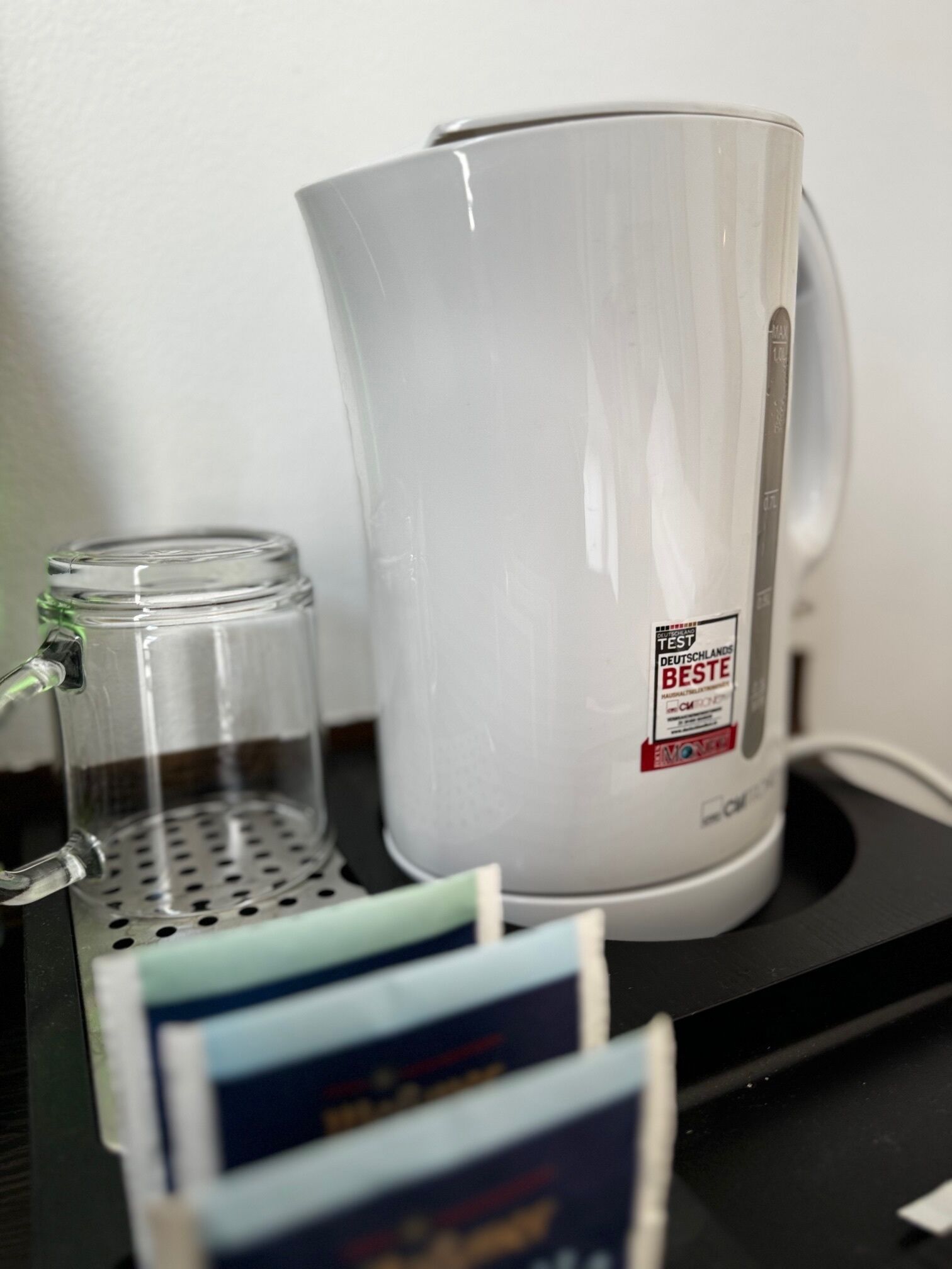 hypo-allergenic bedding, in-room safe, desk, blackout curtains