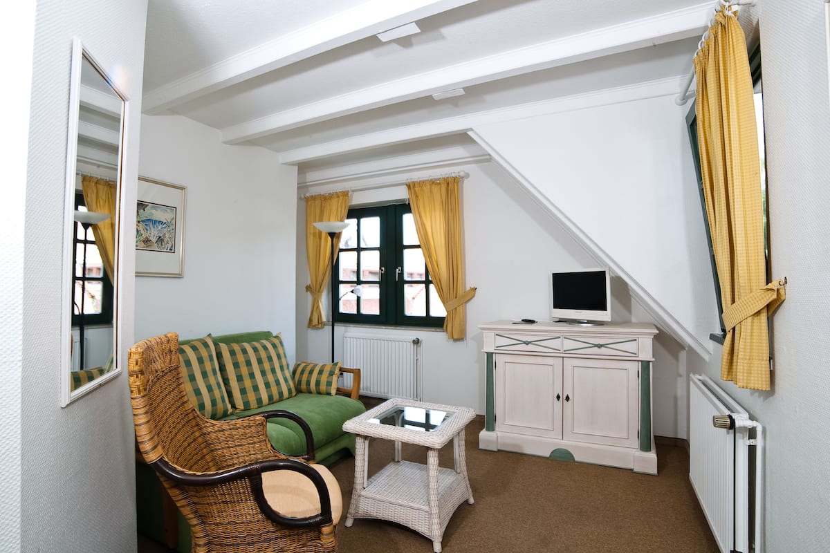 Suite | 1 slaapkamer, een minibar, een kluis op de kamer, een bureau