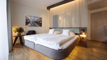 Deluxe tweepersoonskamer | Hypoallergeen beddengoed, individueel gedecoreerd