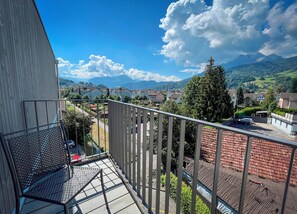 Blick vom Balkon