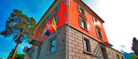 Façade de l’hébergement