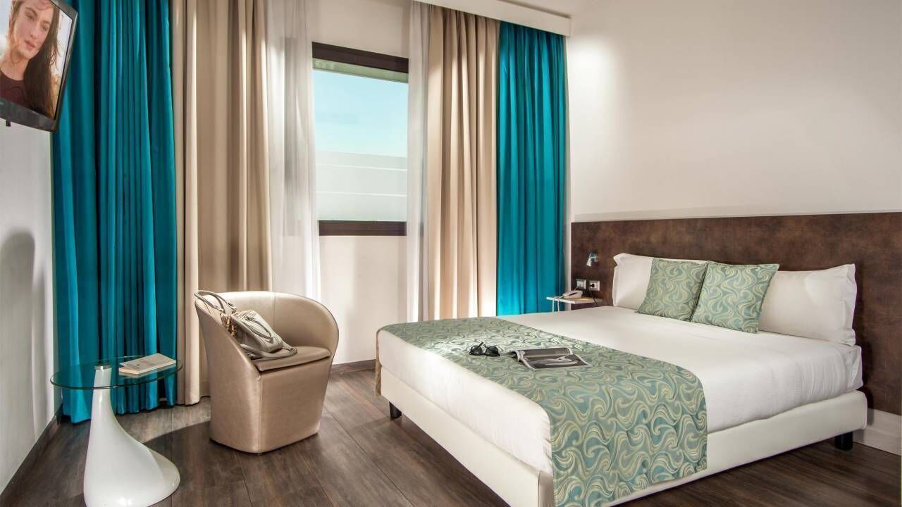 Down duvets, minibar, in-room safe, desk