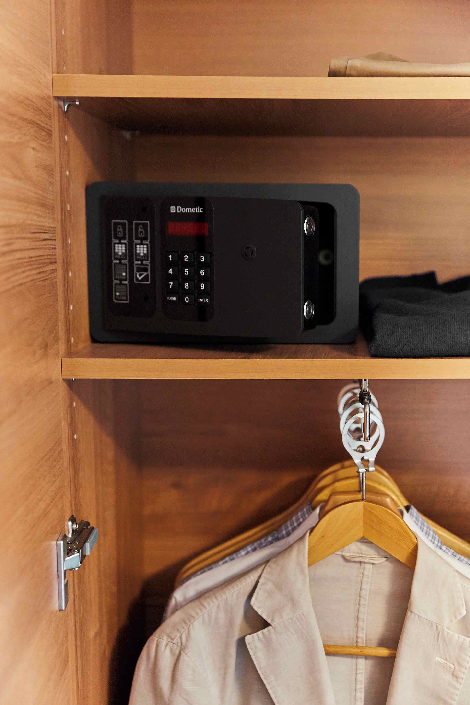 in-room safe, desk, blackout curtains, soundproofing