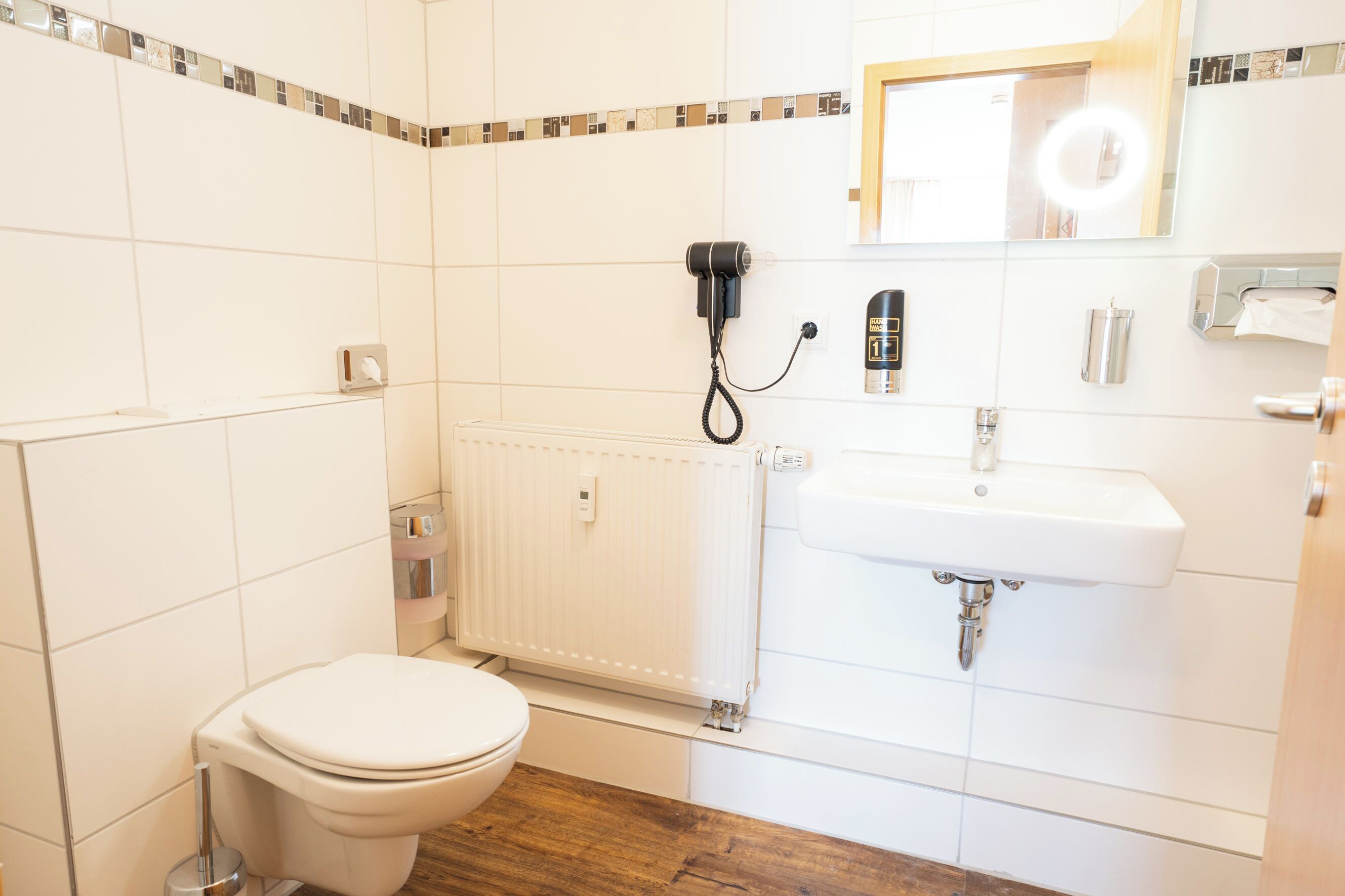 double room | bathroom | hair dryer, towels