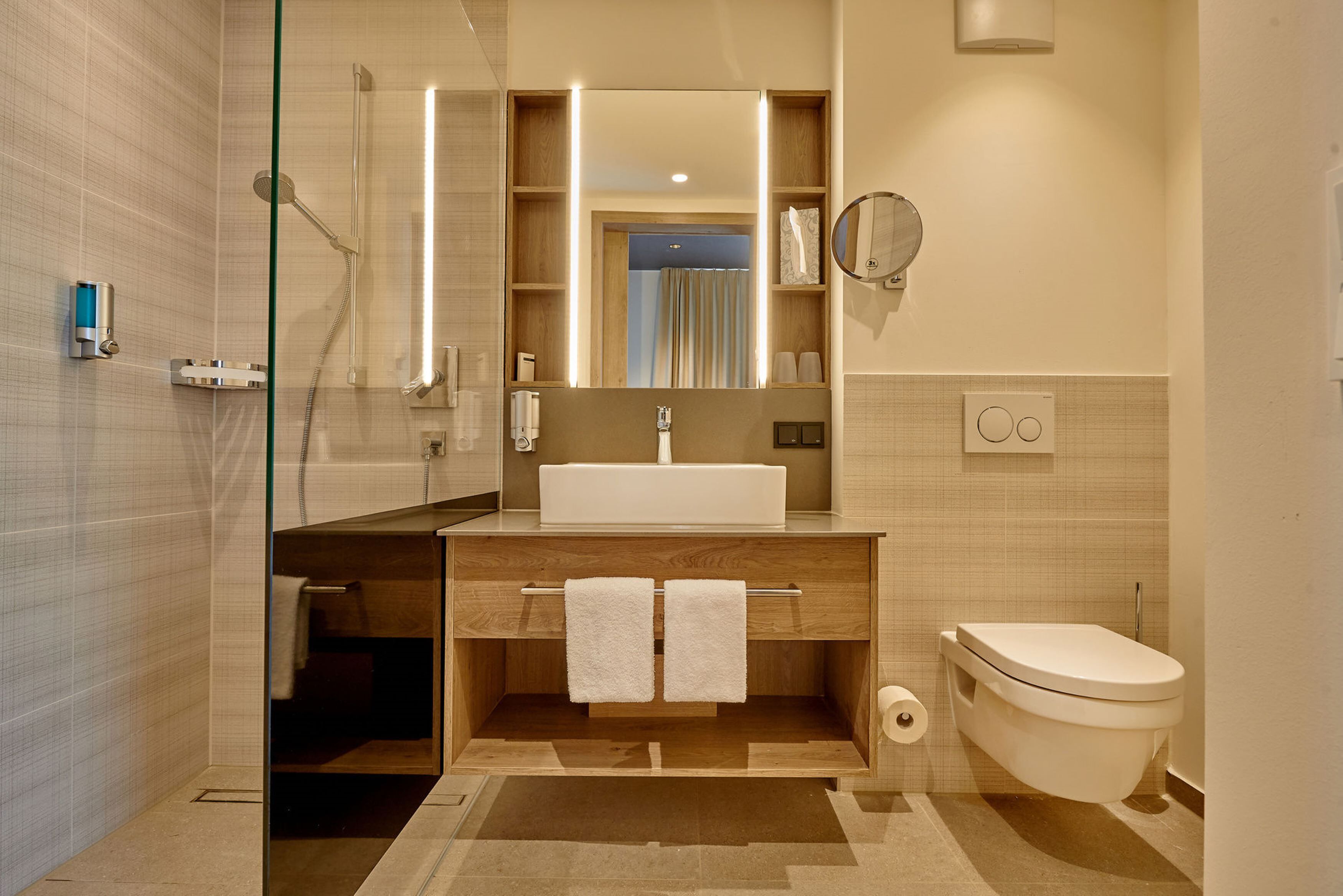 free toiletries, hair dryer, bathrobes, slippers