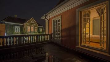 Blick von der Unterkunft