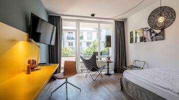 Egyptian cotton sheets, pillow-top beds, minibar, individually decorated