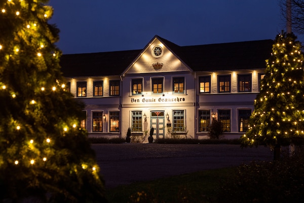 Front of property - evening/night