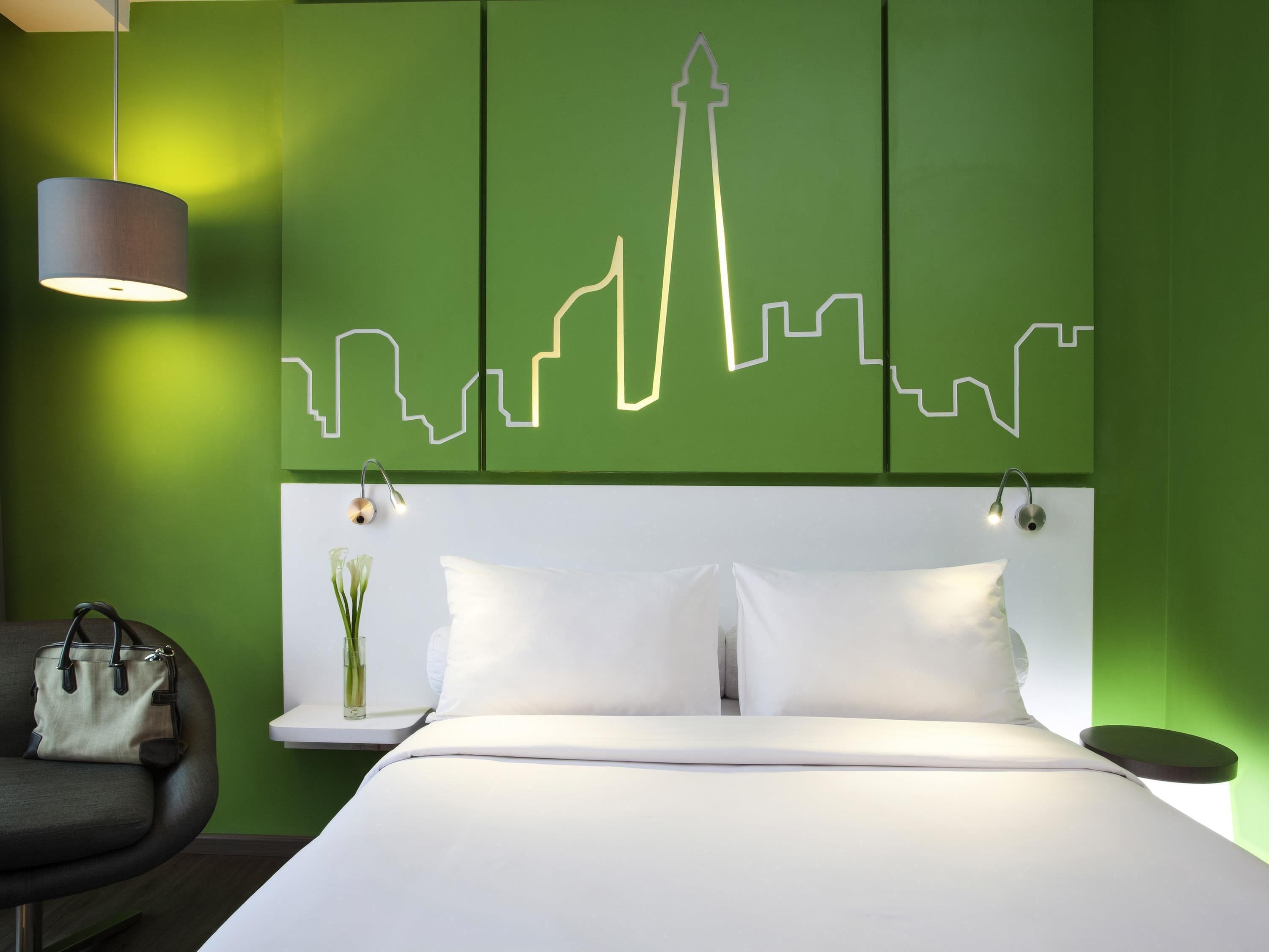 Premium bedding, in-room safe, desk, soundproofing