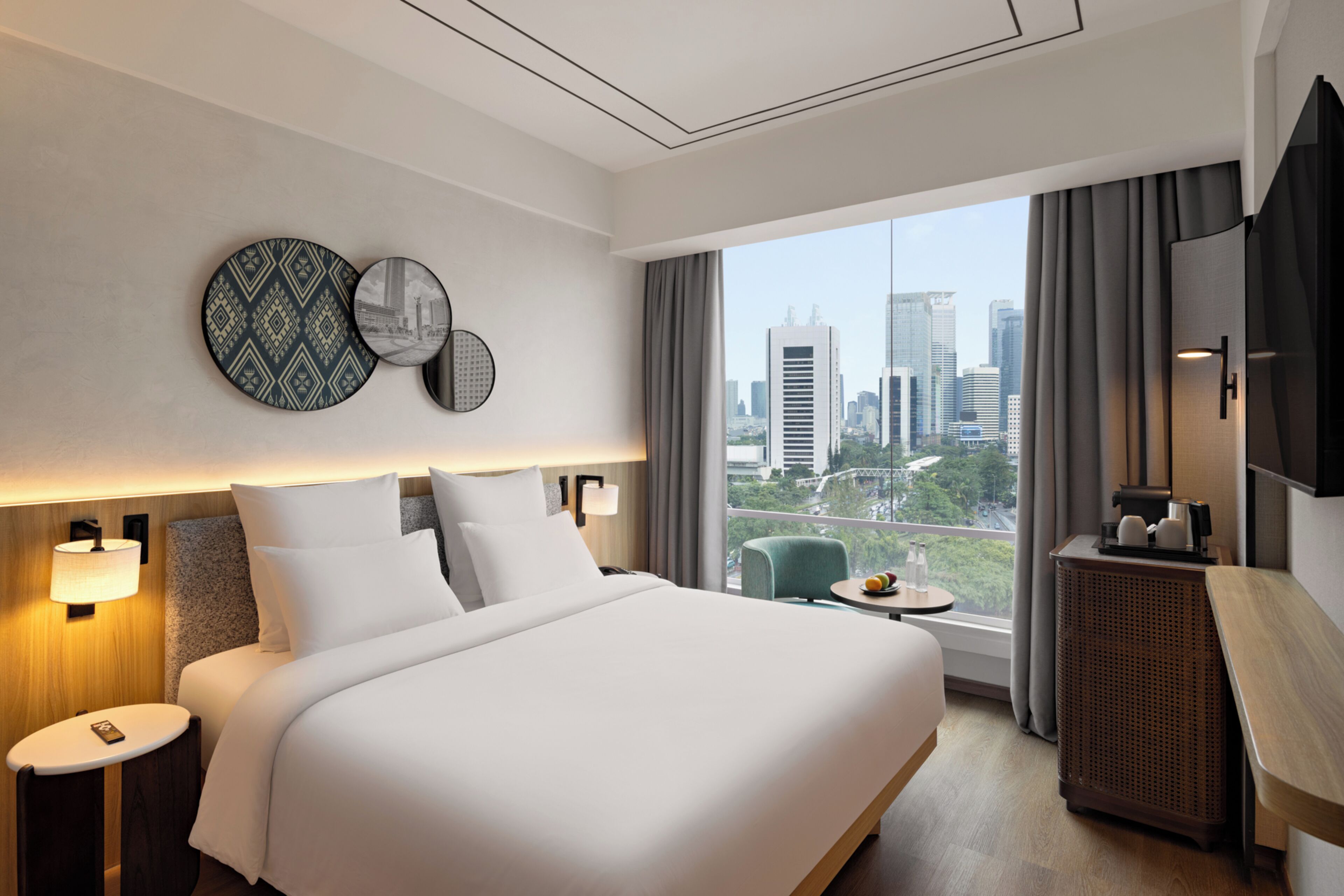 Kamar Deluks, 1 Tempat Tidur Queen, pemandangan kota | Pemandangan dari kamar