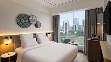 Kamar Deluks, 1 Tempat Tidur Queen, pemandangan kota | Pemandangan dari kamar