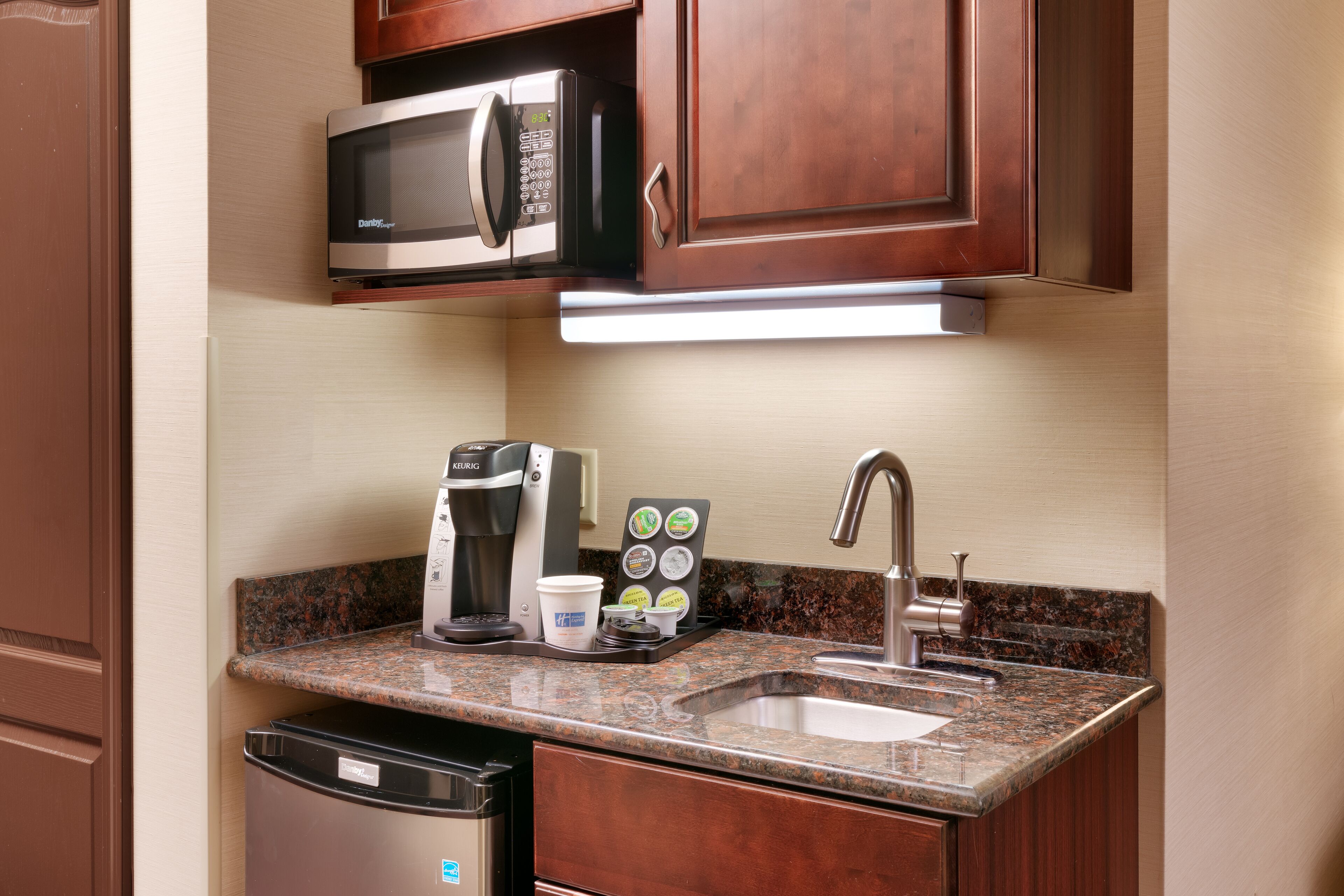 1 bedroom, desk, blackout curtains, iron/ironing board