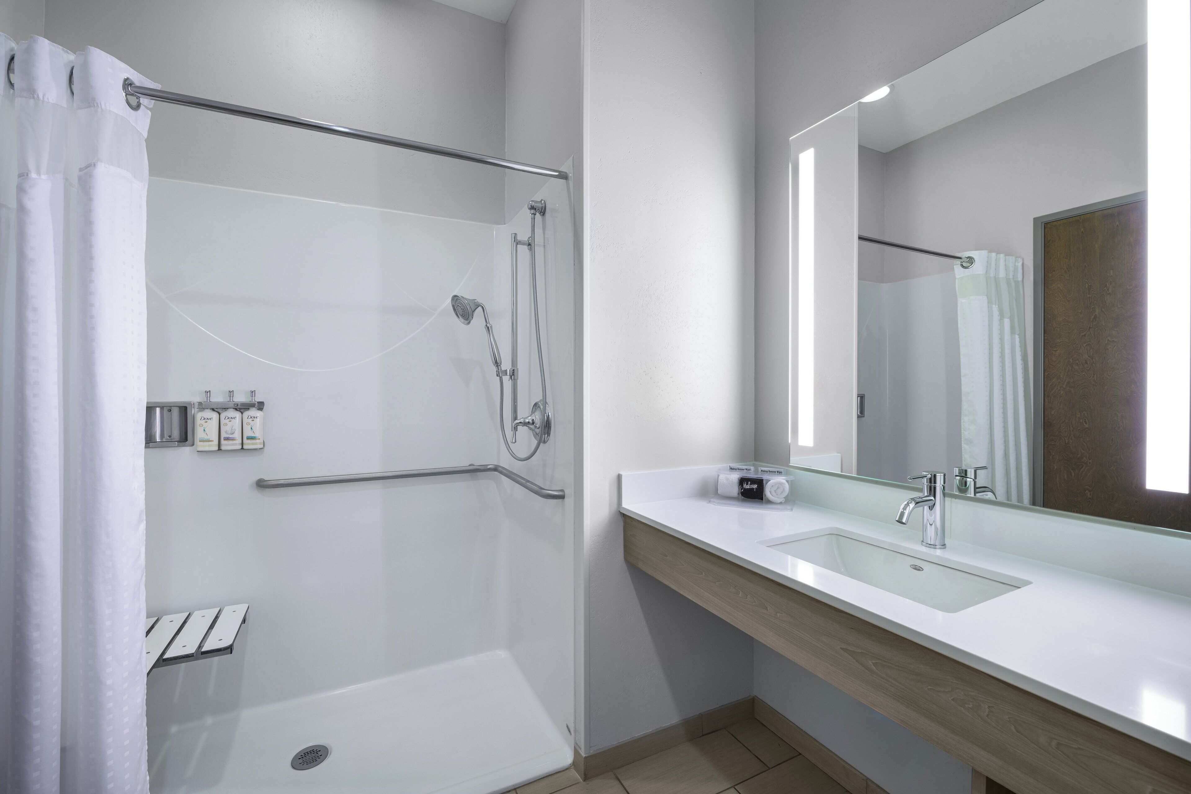 standard room, 1 king bed, roll-in shower (roll-in shower) | premium bedding, pillow-top beds, in-room safe, desk