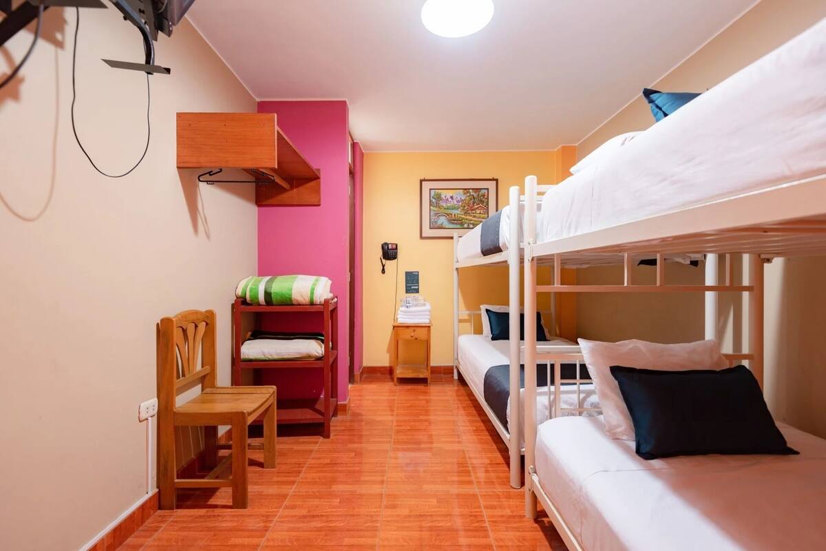 Quadruple Room | Hypo-allergenic bedding, soundproofing, free WiFi, bed sheets