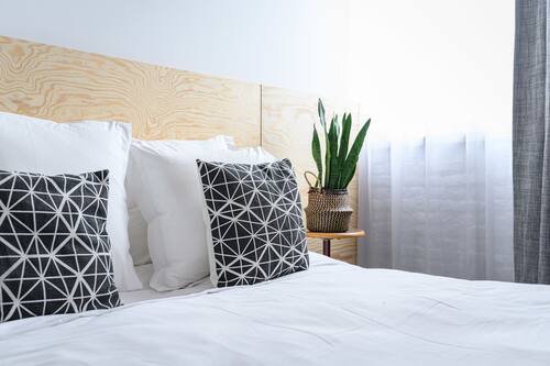 Kahden hengen huone, terassi (View Room) | Ylelliset vuodevaatteet, tallelokero huoneessa