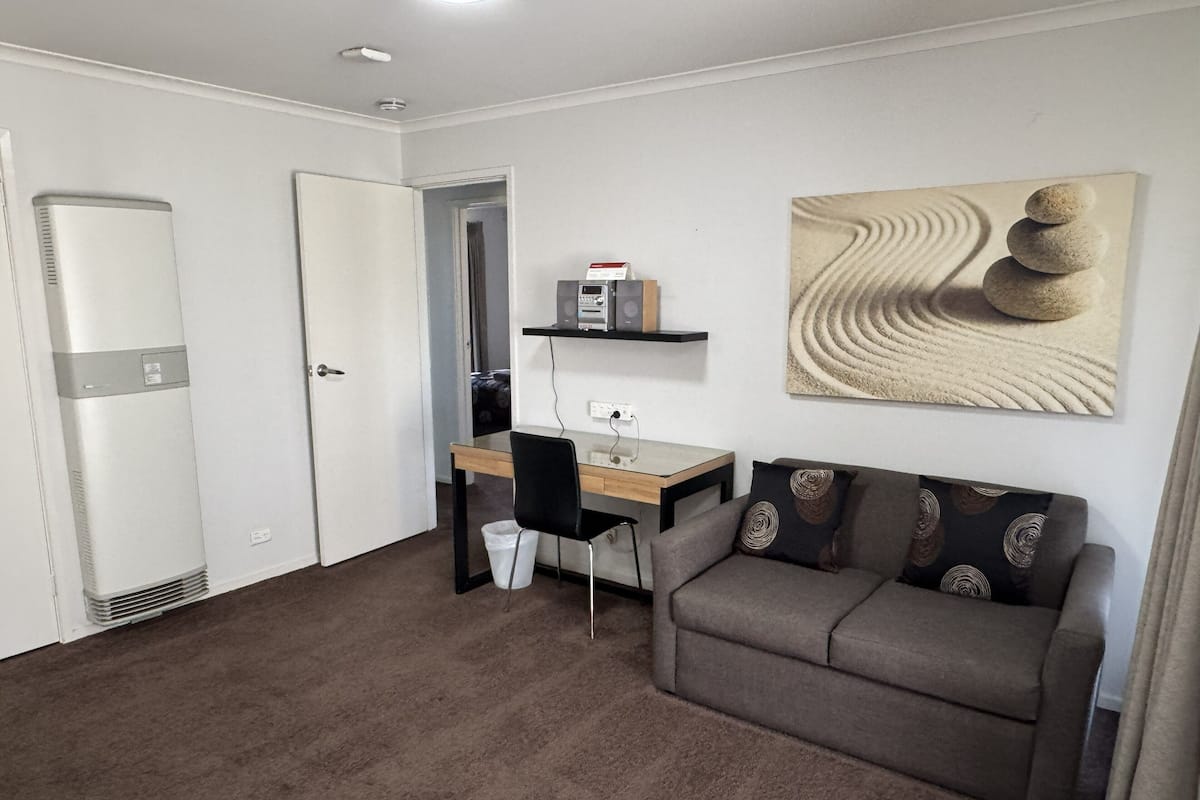 2 habitaciones, ropa de cama de alta calidad y colchones con pillow-top