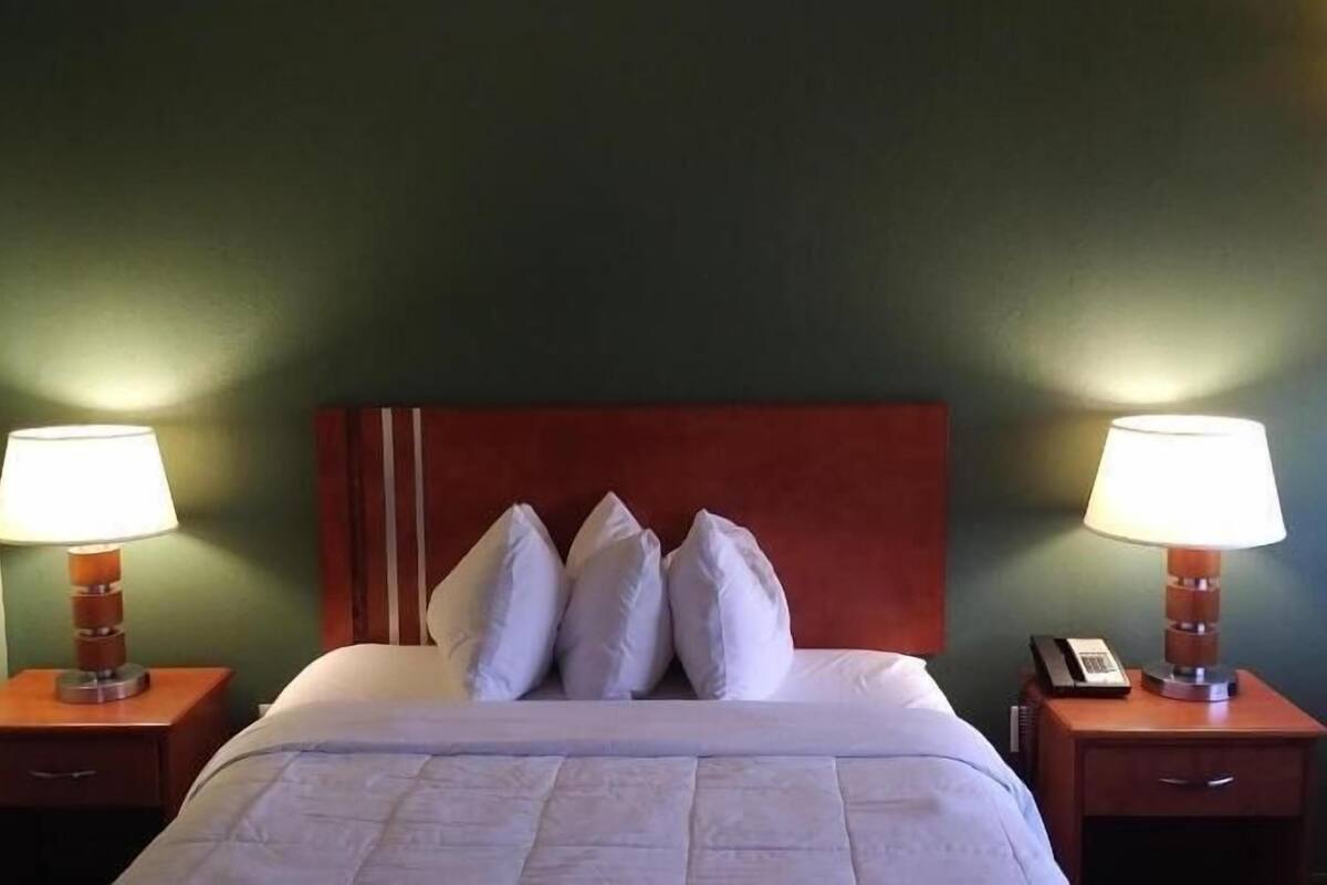 Työpöytä, silitysrauta/-lauta, ilmainen Wi-Fi, vuodevaatteet