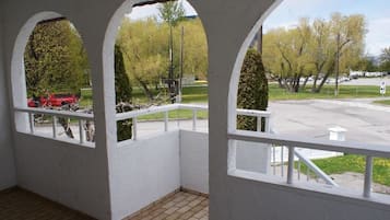 Blick von der Unterkunft