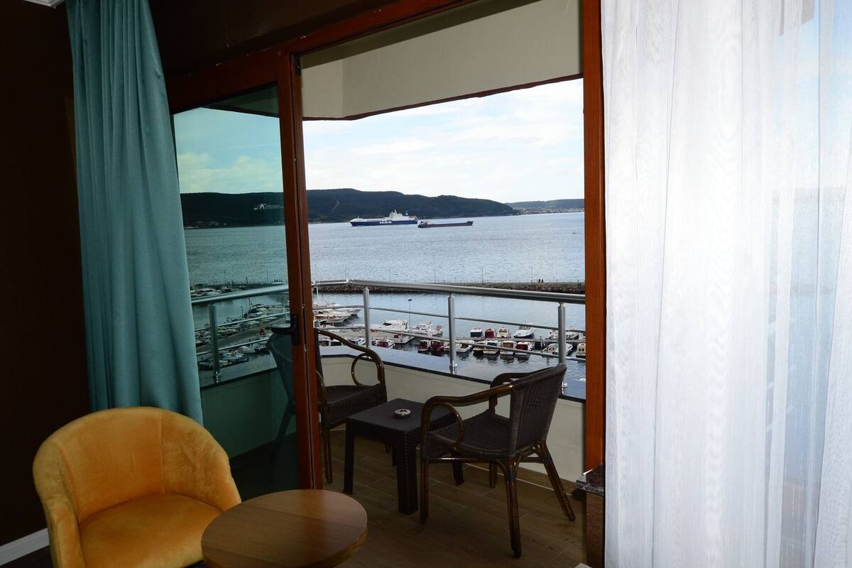 deluxe double room sea view | 1 bedroom, minibar, in-room safe, desk